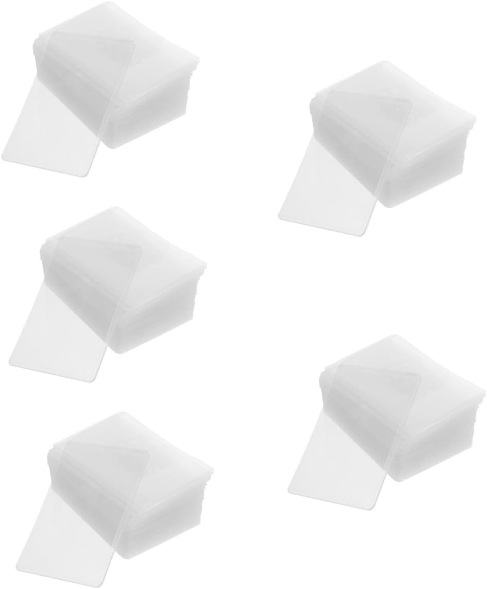 150pcs Photo Holders Double-Sided Protective Sleeves for Cards Lightweight and Portable Storage for Albums and Collectibles