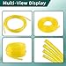 AUTOKAY 4 Sizes Petrol Fuel Gas Line Hose Tubing for Small Engine Chainsaw Lawn Mower String Trimmer WeedEater Blower and other Power Tools I.D x O.D 1/8
