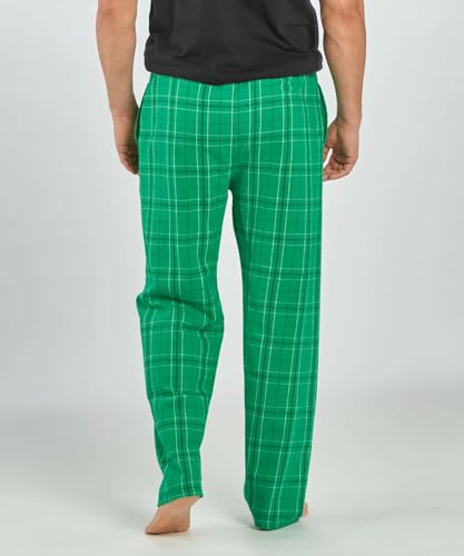 University of North Texas Flannel Pajama Pants with Embroidered UNT Diving Eagle Logo3