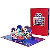 Amazon | Magic Ants ポップアップハッピーニューイヤーカード