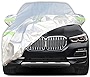 AUQDD 6-Layers Premium SUV Car Cover Waterproof All Weather Weatherproof UV Sun Protection Snow Dust Storm Resistant Outdoor Exterior Custom Form-Fit Full Padded Car Cover with Straps 188'-200' K8