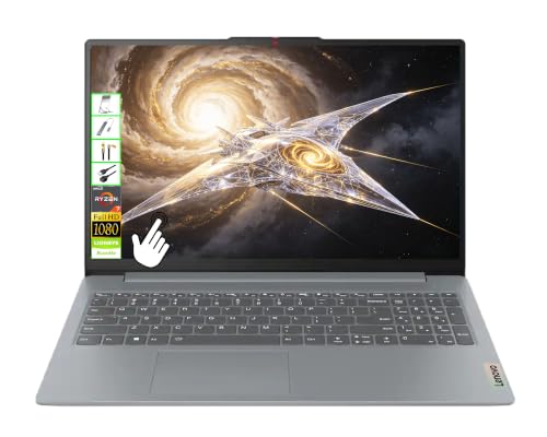 Image of Lenovo 15.6 inch FHD Touchscreen Laptop, AMD Ryzen 7 5825U, 16GB RAM 1TB SSD