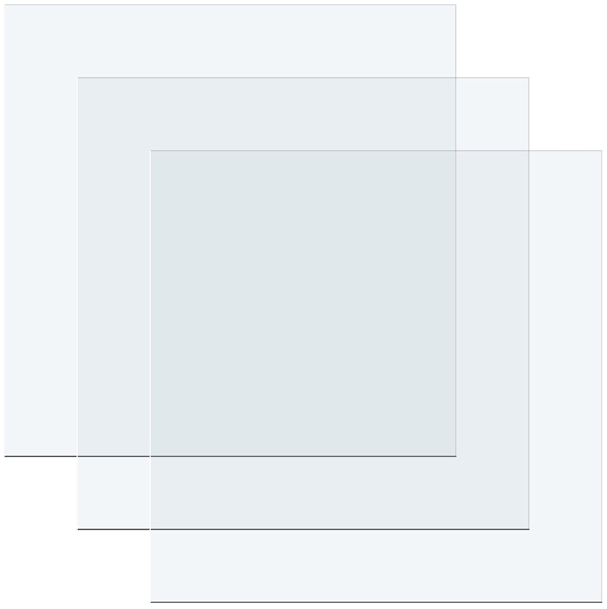 We R Mold Press Clear Plastic Sheets 6pc - Image 2