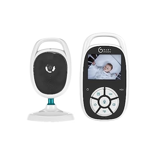 Babymoov YOO-See Babyphone Vidéo Compact avec Talk Back, Kit Mural et Ecran 2,4"