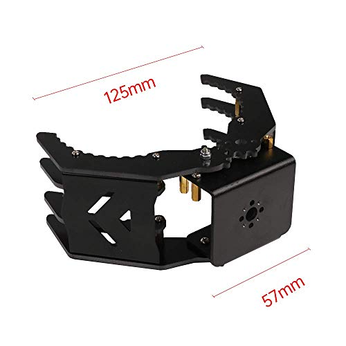 Image of LewanSoul Mechanical Robot Arm Claw /Gripper Robot Gripper (Black Mechanical Claw Without servo)