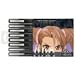 Prismacolor Premier Manga Illustration Markers, Assorted Tips, Black & Sepia, 8-Count
