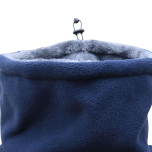 Fancyes Polaina de pescoço de lã de inverno com cordão para corrida, ciclismo, motociclismo, esqui,