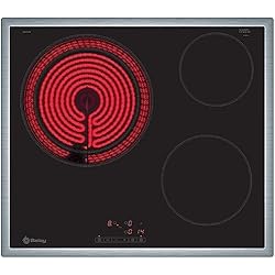 Balay 3Eb865Xr Balay 3EB715XR - Placa vitrocerámica, 2 zonas + Gran zona 28 cm, Marco inoxidable