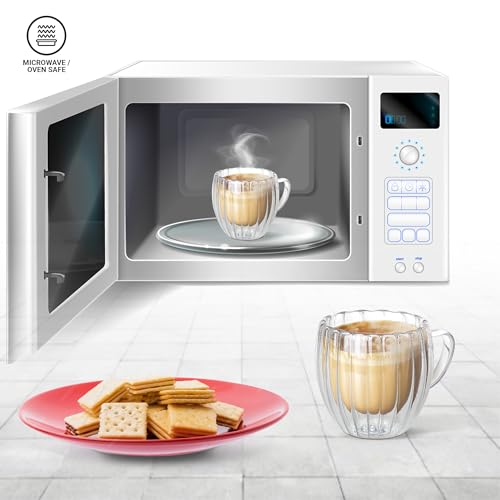 Image of Treo by Milton Orbit High Borosilicate Glass Tea & Coffee Mug Set of 1, 250 ml I Micro Wave & Refrigerator Safe I Reduced Condensation I Food Safe I Premium Gifts for Woman, Man