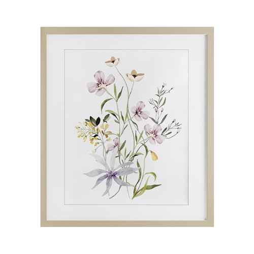Feuillage floral cadre bouleau Stupell pour un salon cocooning