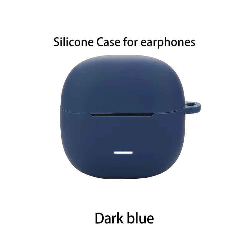 Image of Colorcase Front & Back Full Protection Silicon Case Cover for Redmi Buds 5c - (Blue) (Earbuds Not Included)