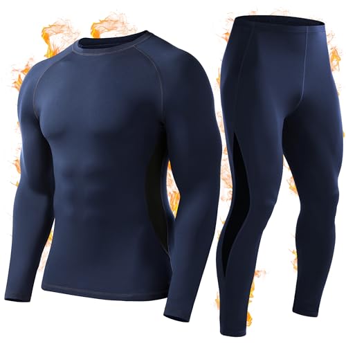 Roadbox Men's Fleece Thermal Underwear Set