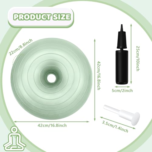 Lewtemi 4 peças de assentos flexíveis para sala de aula, cadeiras de bola de ioga para crianças, bol