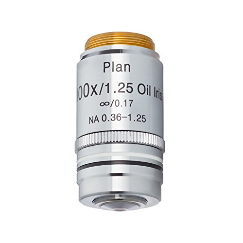 AmScope 100X Oil Infinity-Corrected Darkfield Microscope Objective