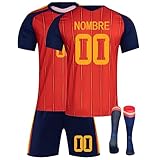 Camiseta fútbol Niño 2026 equipación de Fútbol Casa/Visitante Personalizadas con Nombre y Número Camiseta de Futbol Conjunto niños y Adulto Camiseta de Entrenamiento de Selección Nacional 00