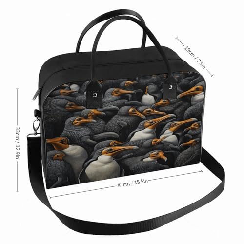 Maletín ligero con diseño de pingüinos para portátil miniatura 2