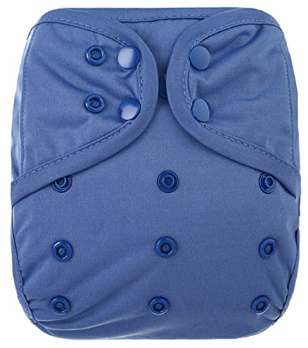 Image of OsoCozy One Size Cloth Diaper Covers - Adjustable Snap Fit & Double Leg Gussets for Baby Boys & Girls from 8-35 Pounds. Use with Prefold, Flat or Fitted Cloth Diapers or Snap-in Inserts.