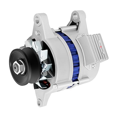 DELOPVIO Permanent Magnet Alternator, Low Rpm Copper Permanent Magnet Alternator Synchronous Generator Alternator 1200W 12V, Built-In Voltage Stabilizer