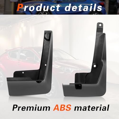 Image of 2019 C-HR Mud Flaps Mud Guards Compatible with Toyota CHR 2018 2019 Splash Guard No Drilling Required All Weather Mudflaps(Set of 4)