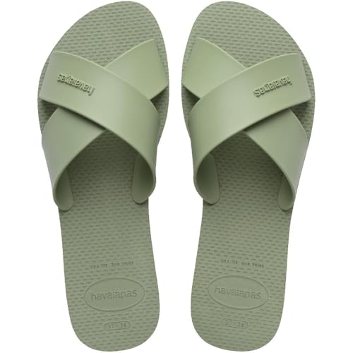 Chinelo Havaianas Aqua Feminino - Cor Smoke Green (BR, Adulto, Faixa Numérico, 37, 38)