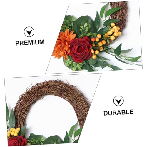 Couronne décorative de Noël sans perte d'aiguilles - 8
