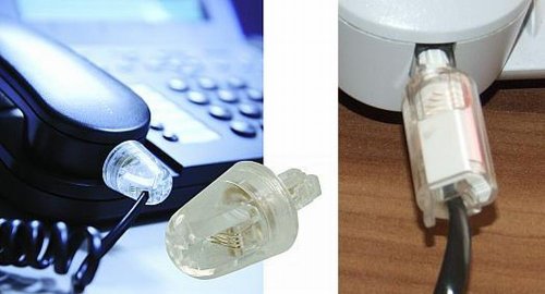 Preisvergleich Produktbild ETT Entwirrer für Telefonkabel transparent