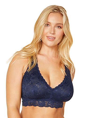 Cosabella Never Say Never Curvy Racie Racerback Bralette NEVER1355 Navy Blue MD
