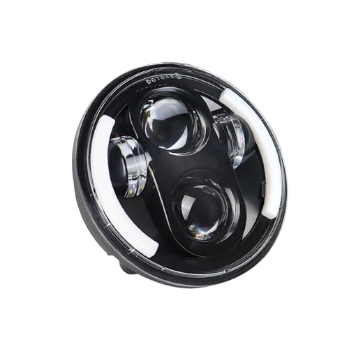 Projecteur de phare LED 5.75 pouces haut de gamme pour moto Dyna et Sportster
