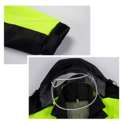 Conjunto impermeable para ciclismo y running, talla 3X-Large verde miniatura 5