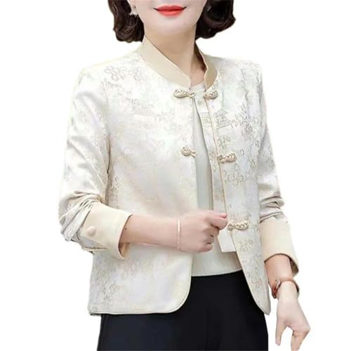 Veste style chinois pour femme le costume de travail quotidien idéal