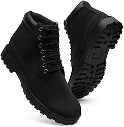 Bota Coturno Masculino Em Couro Ecologico Design Robusto e Estiloso Solado Antiderrapante Fechamento com Cadarço e Zíper Lateral Palmilha Confortável Ideal Para Trabalho Dia a Dia e Lazer.