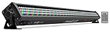 FÁCIL DE MONTAR Y POSICIONAR: la barra LED Audibax BAR-252 destaca por ser muy fácil de montar y colocar. Su cuerpo robusto con acabado en aluminio negro es resistente a golpes. Tiene conexiones de entrada y salida DMX de 3 pines y tensión IEC.