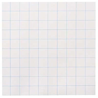 School Smart Graph Paper, 10 x 10 Inches, White, 500 Sheets, (Model: 085282)