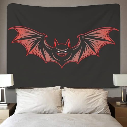 Chauve-souris 3D tapisserie murale pour habiller un grand mur nu - 4