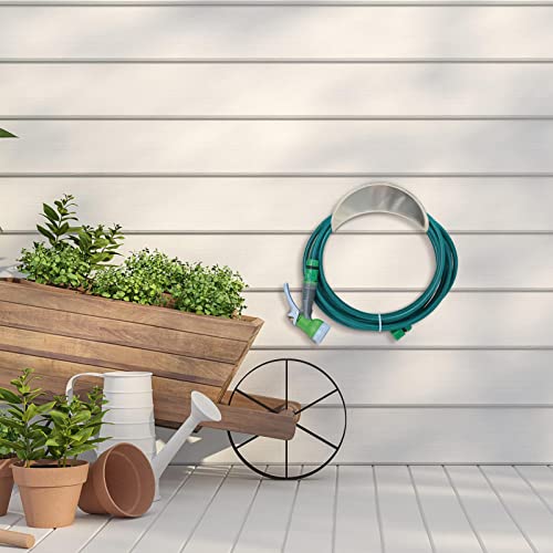 Mangueira Montagem na Parede - Suporte de mangueira de jardim durável metal,Suporte de mangueira res