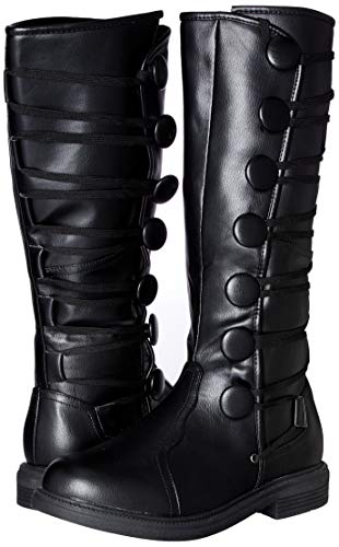 Mens Black Renaissance Costume Boots Size Medium 10-11 #TOP5