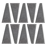 INOOMP 20pcs Triangle Steel Hammer Repair Wedges High Carbon Steel Handle Wedge Kit for Axe