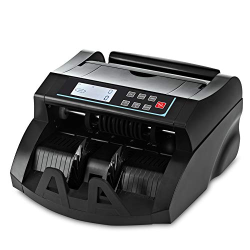 Domens Money Counter Machine Uv/Mg/Ir/Dd Counterfeit Detection Bill Counter, Add+Batch Modes Portable Cash Counter,Value Count Of Us Dollar Lcd Display With 2Years Warranty #TOP7