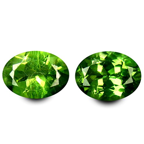 Apatite véritable 1,83 ct calibrée 7 x 5 mm pour remplacer une pierre perdue