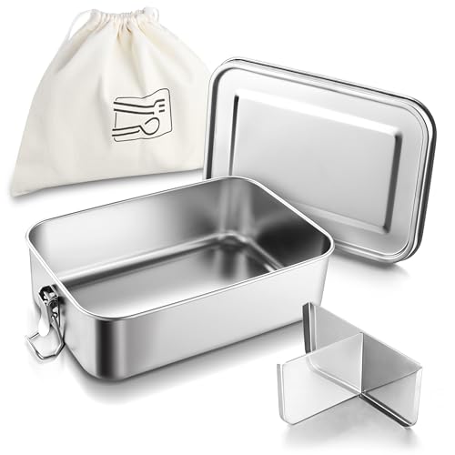 HaWare Stainless Steel Bento Box, 29oz (850ML) Leak-Proof Lunch Box