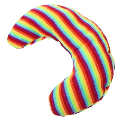 Yardwe Soft Cat Pillow for Pets Adorable U-Shaped Kitten Stuffed Neck Pillow Comfortable Neck Support for Cats and Dogs for Sleeping and Relaxation