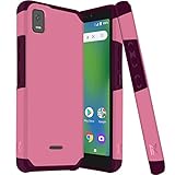 HRWireless Compatible for Cricket Debut Smart 2022 Phone Case (Smart Version Only), Heavy Duty (Magn
