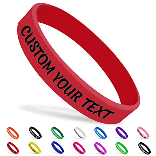 Custom Rubber Bracelets Customizable Wristbands Wristband Bros