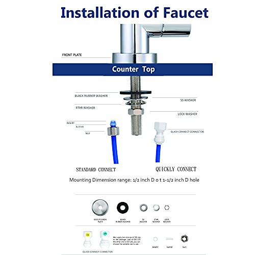 Nsf Certification Lead-Free Water Filtration Reverse Osmosis Faucet Advanced Ro Tap For Drinking, Kitchen Sink Cleaning | Safe, Healthier (Chrome) (Chrome) #TOP3