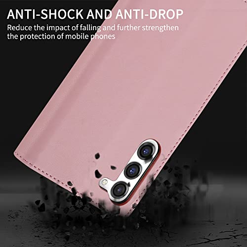 Neiye Compatible With Samsung Galaxy S23+Plus Wallet Case With Rfid Blocking Card Slots Stand Magnetic Closure Flip Pu Leather Phone Cover For Samsung Galaxy S23 Plus Case Wallet(6.6 Inch-Pink) #TOP5