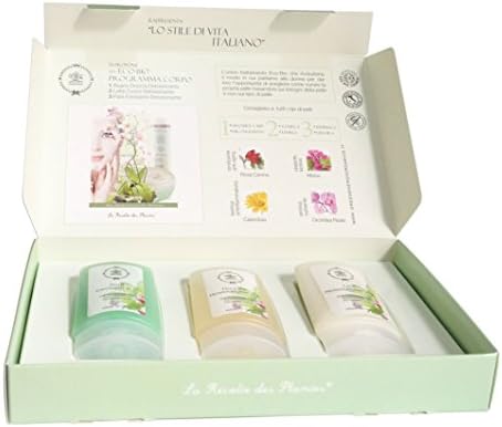 Body Rituals Kit - La Recolte Des Plantes (Certified Organic Body Wash, Body Lotion & Body Scrub) 3.0 Fl Oz Made in Italy