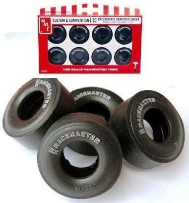 AMT 1/25 Custom & Competition M&H Racemasters Jumbo Drag Slicks Tire Pack