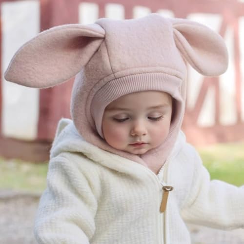 Winter Baby Hat Toddler Warm Hats Cute Rabbit Plush Cap Suitable for Boys and Girls Aged 1-3 Years Old3