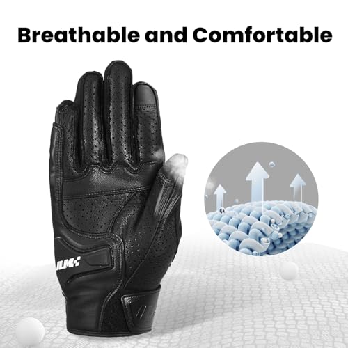 ILM Goatskin Leather Motorcycle Gloves
