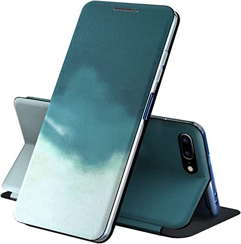 Étui portefeuille en cuir pour iPhone 13 avec porte-cartes et clapet magnétique